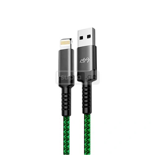 TENE-ტენე სწრაფი დამტენი კაბელი USB-A to Lightning 1.3მ 10.5W